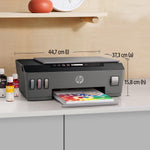 HP Smart Tank 515 Printer Wireless, Print, Scan, Copy, All In One Printer, Print up to 18000 black or 8000 color pages - Black